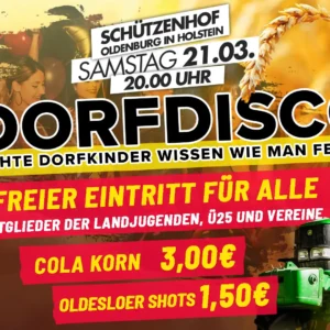Ticket Dorfdisco Earlybird